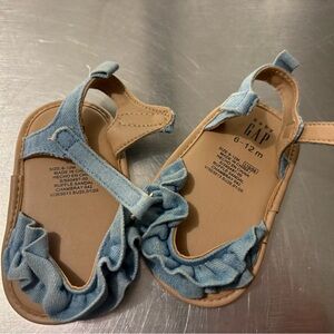 GAP Kids Light Blue Ruffle Sandals